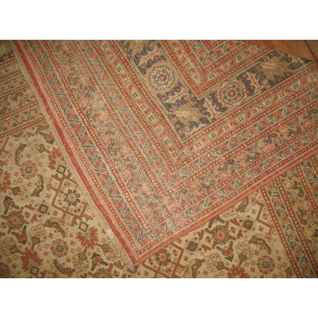 Zabihi Collection Antique Persian Tabriz Rug For Sale - Image 16 of 18