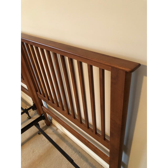 Nadeau Mission Style Cherry Twin Beds Canada Chairish