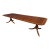 Traditional Multi-Banded Mahogany Dining Table by Leighton Hall - Showroom Sample For Sale