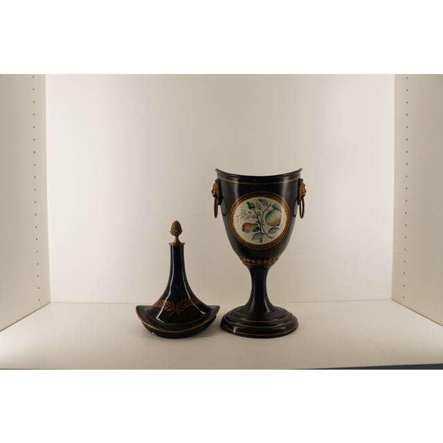 Vintage Italian Floral Urn For Sale In Austin - Image 6 of 16