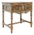 20th Century Wood Side Table with 2 Drawers For Sale