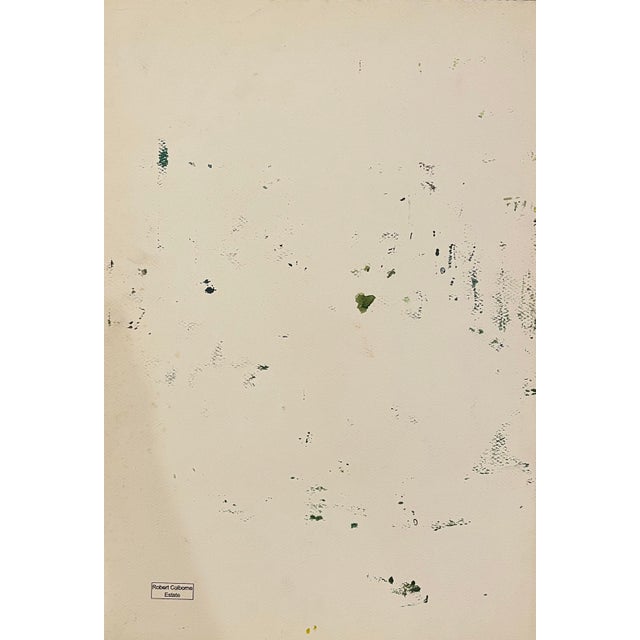 1956 Robert Colborne Still Life With Flower Vase Painting For Sale - Image 4 of 4