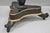 Antique English Victorian Mother of Pearl Inlay Black Lacquer Tilt Top Table For Sale - Image 10 of 18