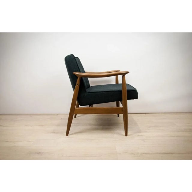 Mid-Century Modern GFM-87 Armchair by Juliusz Kedziorek for Gościcińskie Furniture, 1960 For Sale - Image 3 of 10