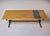 Mid-Century Modern Mid-Century Italian Cocktail Table With Craquelure and Enamel Top For Sale - Image 3 of 12