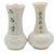A pair of Belleek bud vases, tenderly crafted from the heart of Ireland, where tradition meets delicate artistry. These...