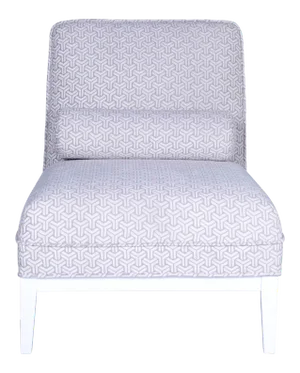 Modern Pasargad Firenze Upholstered Lounge Chair With Pillow
