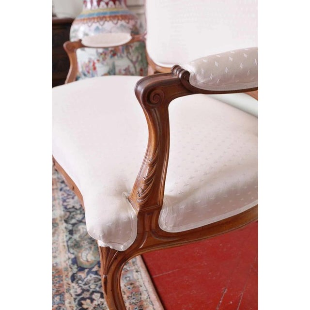 2000 - 2009 Rococo Louis XV Sofa in Oak For Sale - Image 5 of 6
