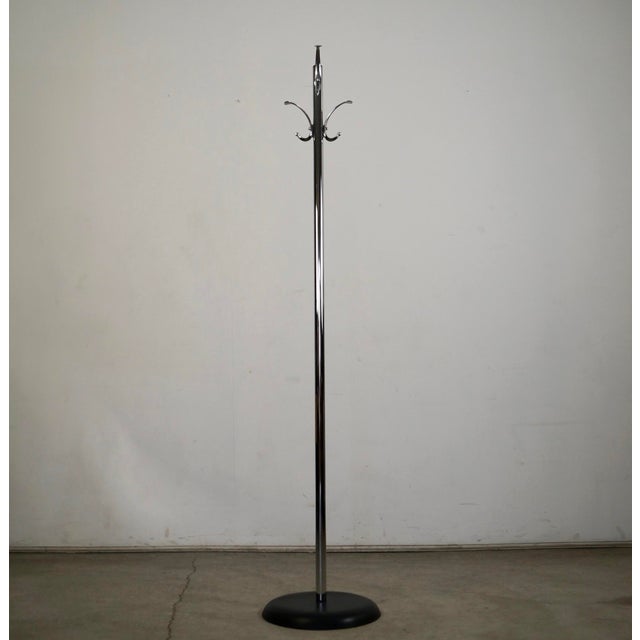 Mid-Century Modern 1970’s Mid-Century Modern Chrome Coat Rack For Sale - Image 3 of 12