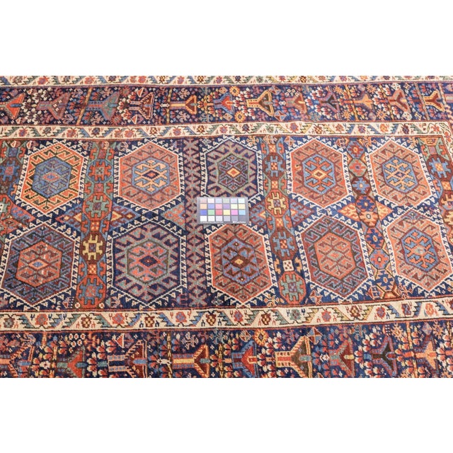 Antique Tribal Kurdish Rug 4'2'' x 6'4''.