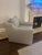 Pair of Pristine Mitchell Gold Swivel GiGi Club Chairs For Sale - Image 10 of 12