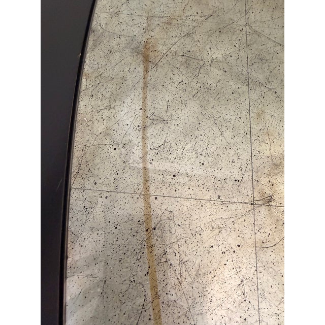 Vintage Ethan Allen Neoclassical Hollywood Regency Oval Cocktail Table For Sale In Charleston - Image 6 of 6