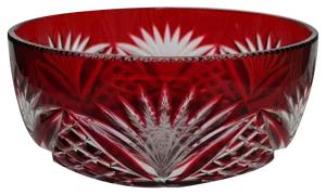 Crystal Salad Bowl from Saint Louis, 1890s