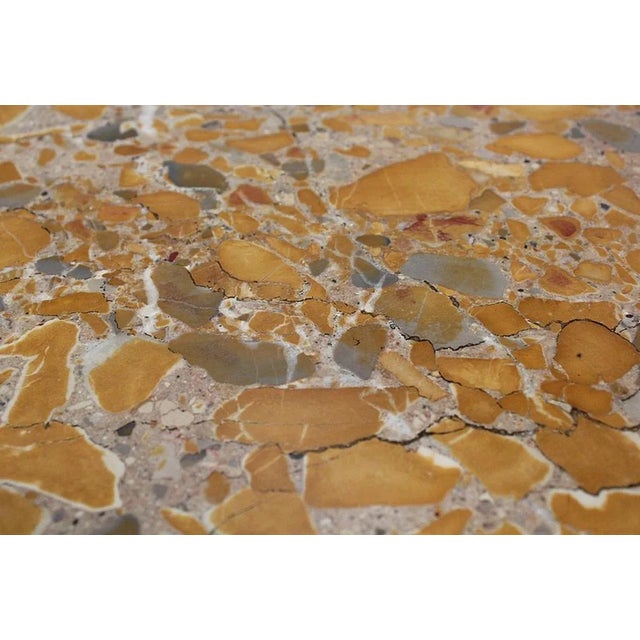 Wood Large 19th Century Louis XVI Style Mahogany Console Table with Marble Top For Sale - Image 7 of 18