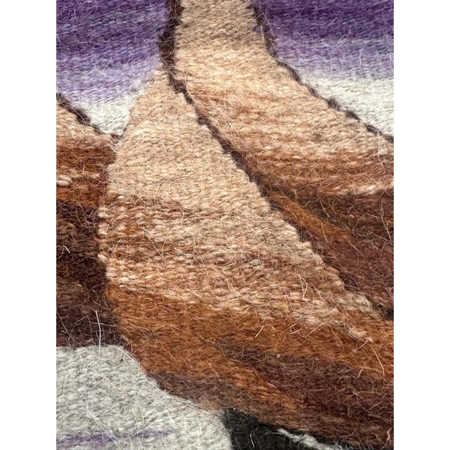 Mid-Century Modern Hand Woven Tapestry, 1960s For Sale - Image 12 of 17