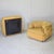 1970s Confidential Lounge Chairs in Ochre Suede by Alberto Rosselli for Saporiti, 1970s, Set of 2 For Sale - Image 5 of 12