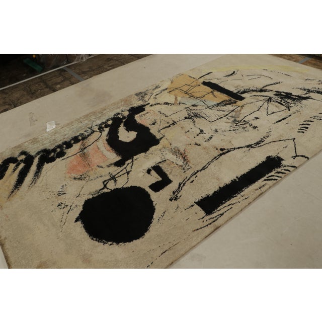 Modern Rug & Kilim’s “Bell and Chime” Abstract Rug by Arthur Lanyon For Sale - Image 3 of 8