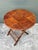 Wood Vintage Split Bamboo Folding Table For Sale - Image 7 of 12