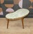 Kidney-Shaped Side Table in Pastel Green, 1950s For Sale - Image 4 of 10