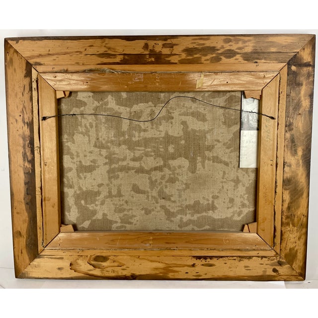 Man With Burro, Spain, Juan Rodriguez-Cabas, Oil on Canvas For Sale In San Francisco - Image 6 of 10