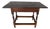Primitive Antique Maple Turned Leg Accent Table For Sale
