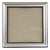 Vintage Frame in Wood with Silver Metal Effect For Sale