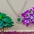 Natural Emerald Diamond Pendant With Chain 17.5" 14k WG 1.35 TCW Certified For Sale - Image 10 of 14