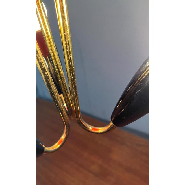 Mid-Century Pendant Lamp in the style of Stilnovo, 1960s For Sale - Image 12 of 18