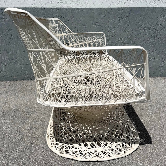 Mid Century Modern Spun Fiberglass Sofa For Sale - Image 4 of 7