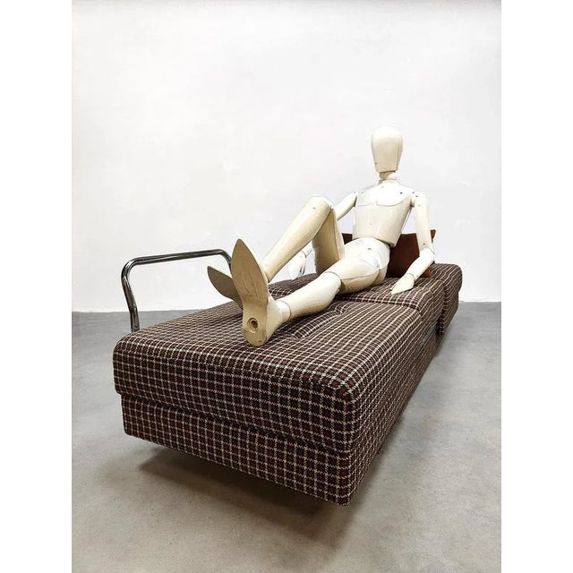 1980s Set of Swedish Convertible Daybed or Lounge Chairs with Side Table, 1980s For Sale - Image 5 of 8