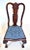 Set of Four Queen Anne Dining Chairs, Hand-Carved Mahogany, England For Sale - Image 4 of 9