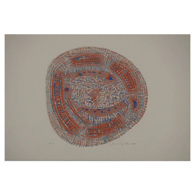 Seund Ja Rhee, Circle of Life, Original Wood Engraving For Sale