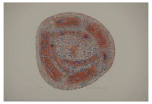 Seund Ja Rhee, Circle of Life, Original Wood Engraving