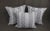 Authentic "Mudcloth" White With Black Design Pillows - Set of 3 For Sale In Los Angeles - Image 6 of 6