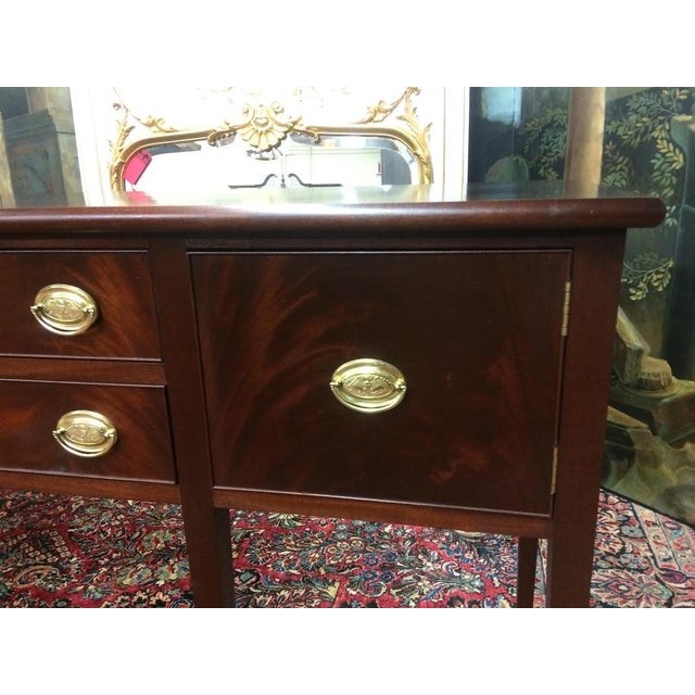 Vintage Mahogany Sideboard Buffet, Huntboard For Sale - Image 4 of 11