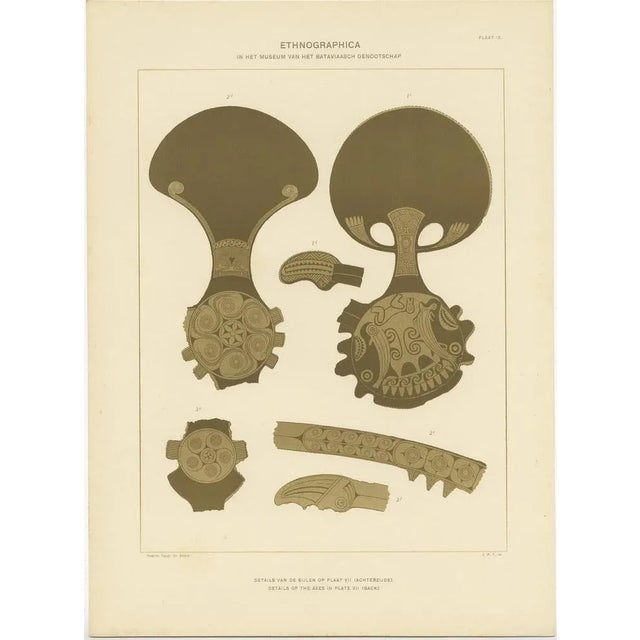 J. W. Teillers, Ethnographic Items of Batavia, 1910, Paper, Set of 12 For Sale - Image 10 of 14