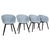Model AAC22 Dining Chairs in Fabric and Black Stained Oak, 2010s, Set of 4 For Sale - Image 9 of 9