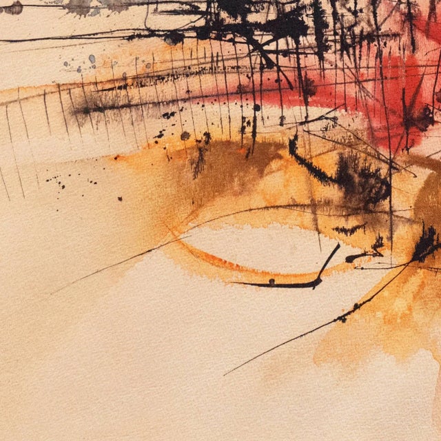 'Abstract Composition' by Beth Swartz, 1966; Smithsonian, Jewish Museum, Woman Artist, Phoenix For Sale - Image 4 of 9