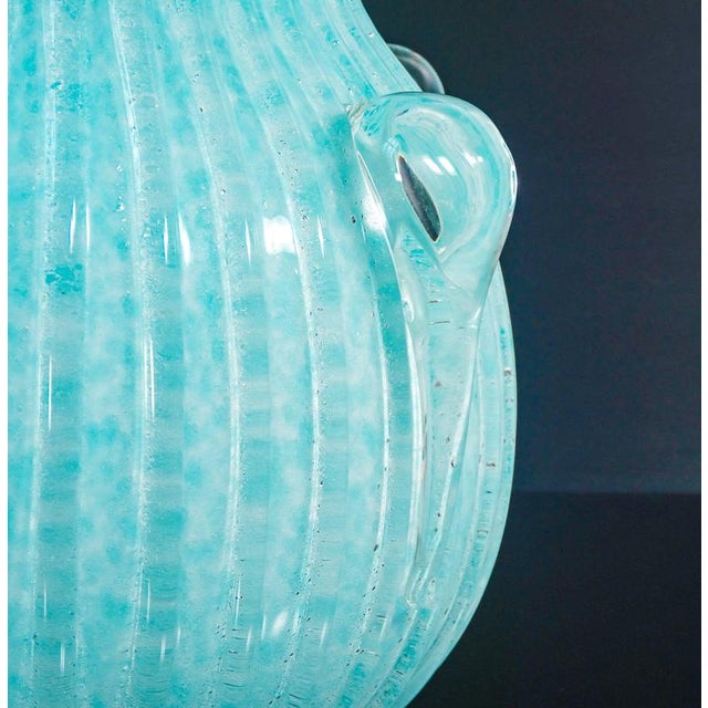 Glass Murano Glass Bullicante Vase, 1970s For Sale - Image 7 of 18
