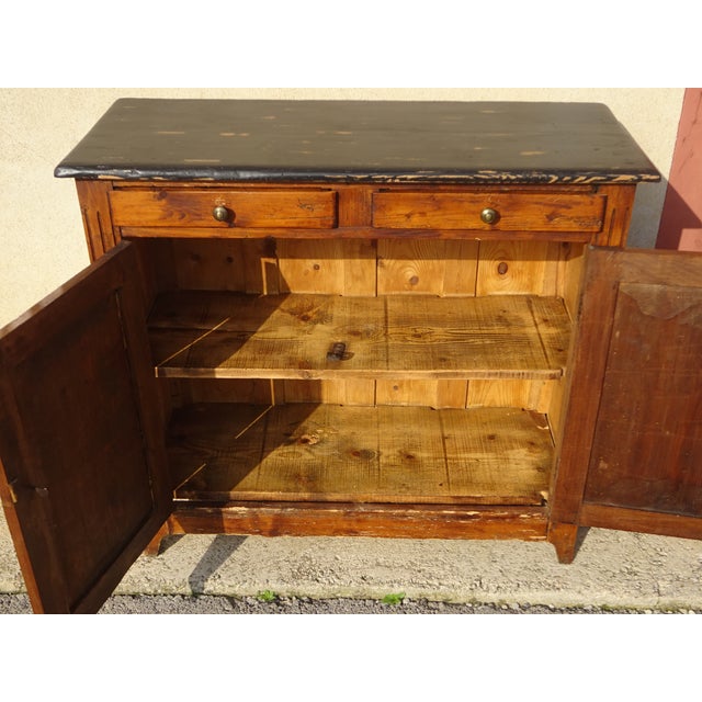 Vintage Parisian Pine Buffet, 1890s For Sale - Image 16 of 18