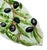 Vintage 1970s Italian Majolica Olive Leaf Relish Trays - Set of 4 For Sale In Tampa - Image 6 of 12