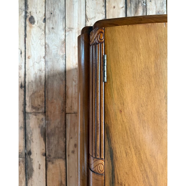 Art Deco English Wardrobe, 1890s For Sale - Image 9 of 18