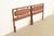 Lane Furniture Lane Rhythm Mid-Century Modern Sculpted Walnut Twin Size Headboards, Pair For Sale - Image 4 of 10