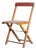 Beech Folding Chair, 1960s For Sale