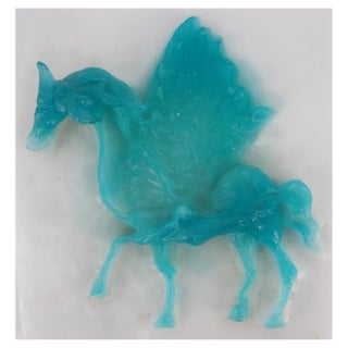 Salvador Dali, Pegasus, Original Glass Paste Sculpture For Sale