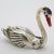 Vintage Italian Handmade Silver Swan, 1980s For Sale - Image 3 of 11