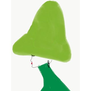 “Chapeau Beau Vert” Limited Edition Print by Annie Naranian For Sale