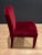 Set of 10 Burgundy Mohair Dining Chair For Sale - Image 4 of 9