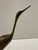 Vintage Korean Brass Crane Sculptures, Pair For Sale - Image 10 of 12
