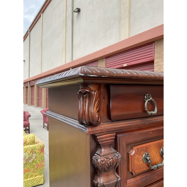 2010s Traditional Louis Philippe Style 6-Drawer Tall Chest by Lifestyle Enterprise For Sale - Image 5 of 14